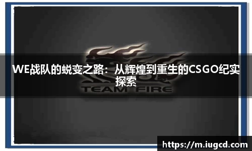 WE战队的蜕变之路:从辉煌到重生的CSGO纪实探索
