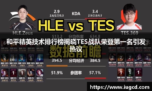 和平精英技术排行榜揭晓TES战队荣登第一名引发热议